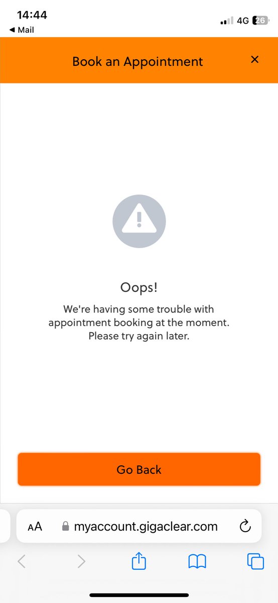 Hmac1111's tweet photo. @gigaclear Installations been done but need to book pre-installation correction. Website won’t let me book. Is it down ? https://t.co/dMm1HYn8F3