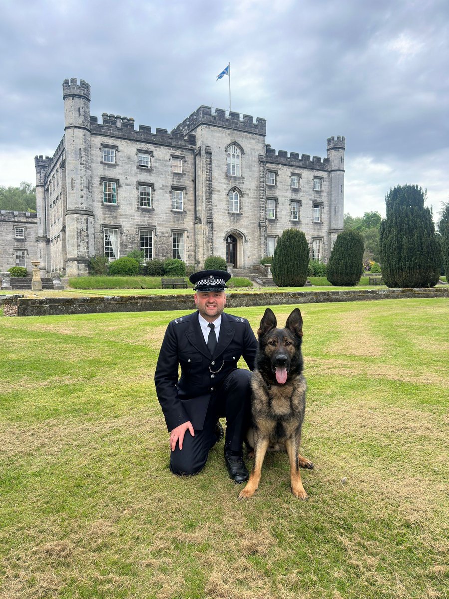 3rd place went to PC Wright & PD Duke, this is amazing after PD Duke has sustained damage to his hind leg during the 1st exercise PC Richards & Yogi were 12th, Yogi is a very young dog, & their first National Dog Trial, whilst PC Dunlavey & PD Atom secured 19th position.