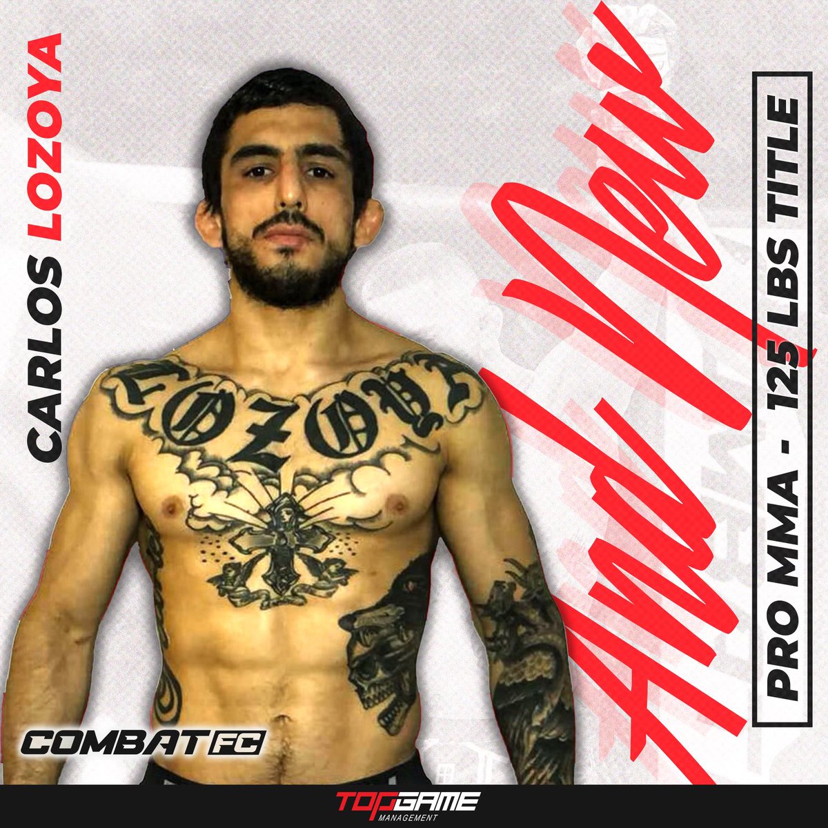 🏆 AND NEW 🏆

CHAMP SZN! Congrats to Carlos Lozoya! The first 125 LB in Combat FC! Talk about a guy with a bright future in this game!

Who’s got next? 👀

#NewEnglandMMA #TeamTopGame #CombatFC7

Art by TJ Carvalho 🎨