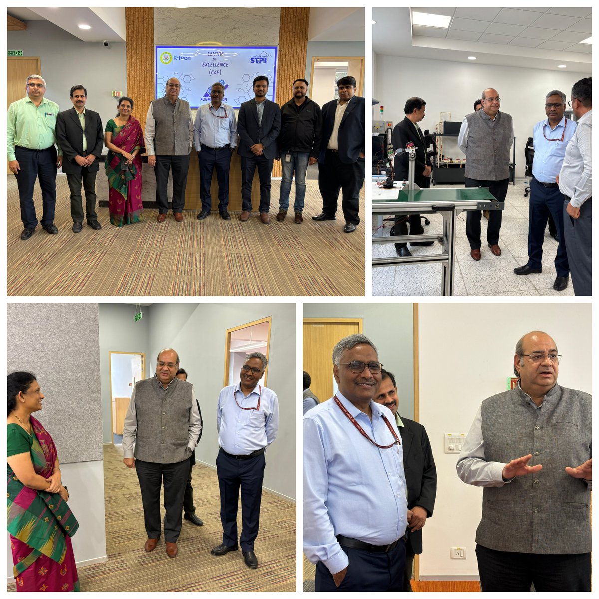 The Governing Council members visited the CoE-Efficiency Augmentation at Jayanagar & were apprised about the Innovation & Development Lab equipment, facilities, and services offered during the 1st GC meeting. @arvindtw @DrCaur @Shail2108