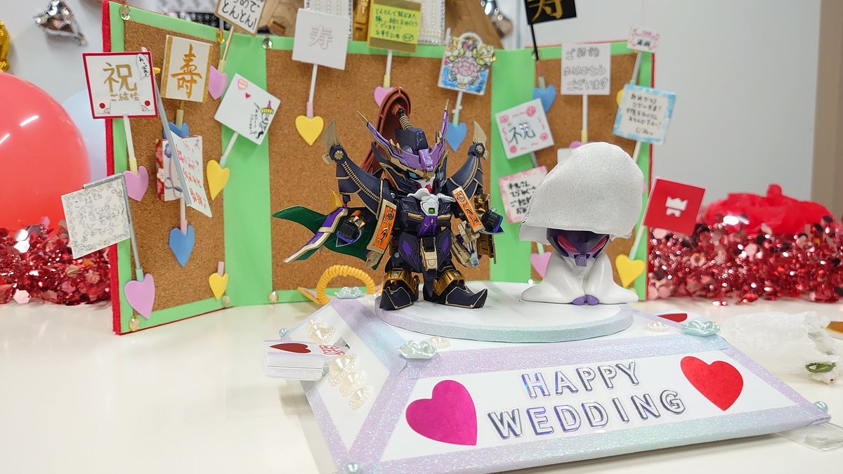 n_p_viverrinus's tweet photo. 楽しかったぁ！
皆さんのお祝いの装いもいい感じに和洋混ざっていたし、新婦(ザンネック)さんは衣装チェンジもあったのです。
久しぶりのタッグバトル早々にリタイアしてばかりでしたが、便乗勝利で爪痕は残せたのかな？
#おめでとんとん相撲 https://t.co/lVZQ3Iz6nN