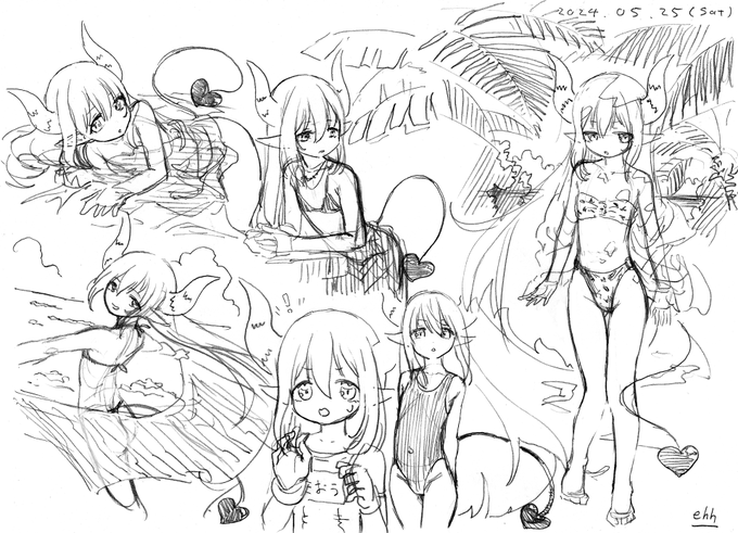 えま★おうがすとさんらくがき。 