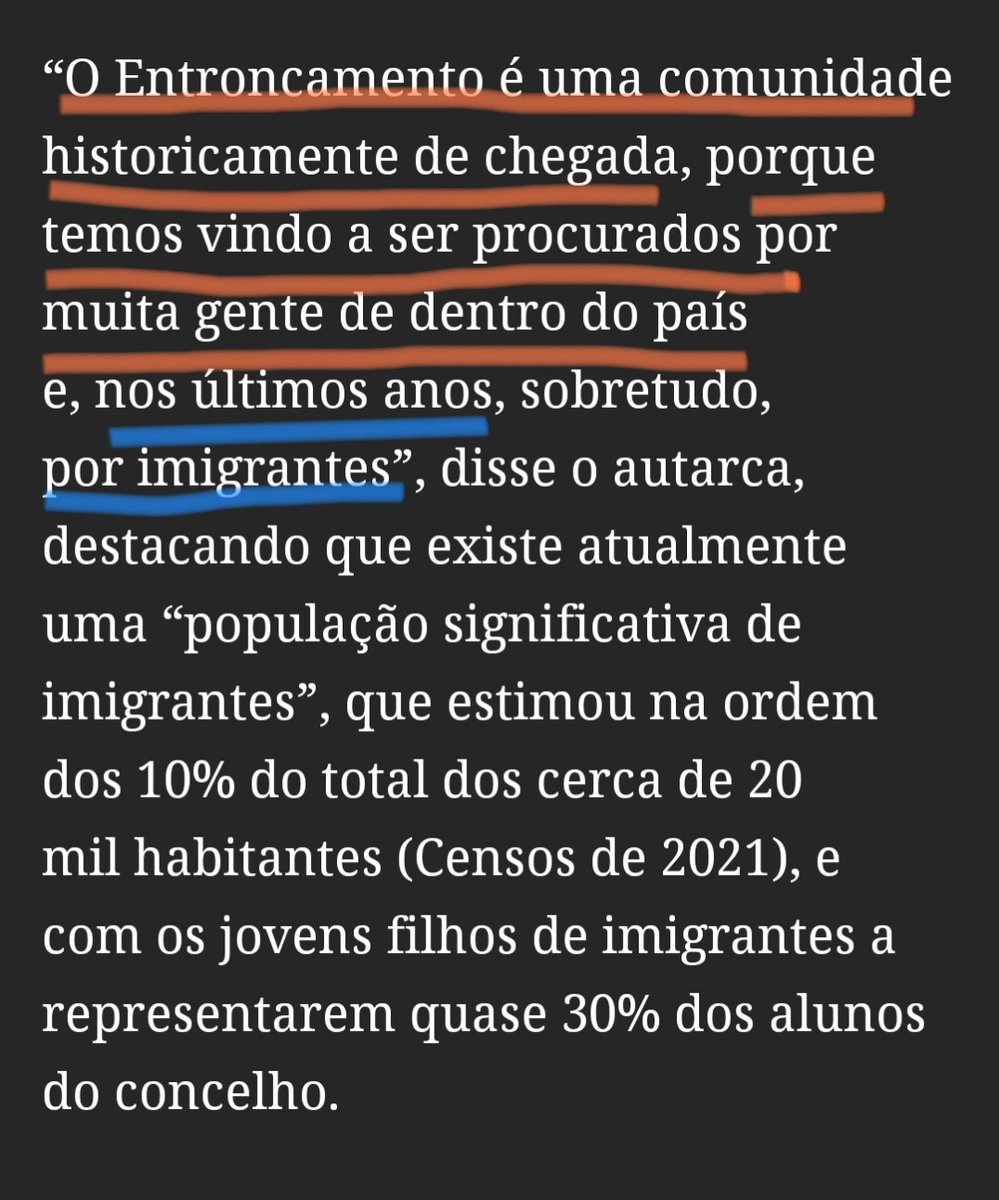 O tipo de raciocínio: recebíamos pessoas das localidades em redor (ou outra zona do país), agora chegam da Ásia A narrativa de que é tudo igual prossegue. Depois um dia acordam de manhã, chegam à rua e estão numa localidade estrangeira 🤷🏻‍♂️