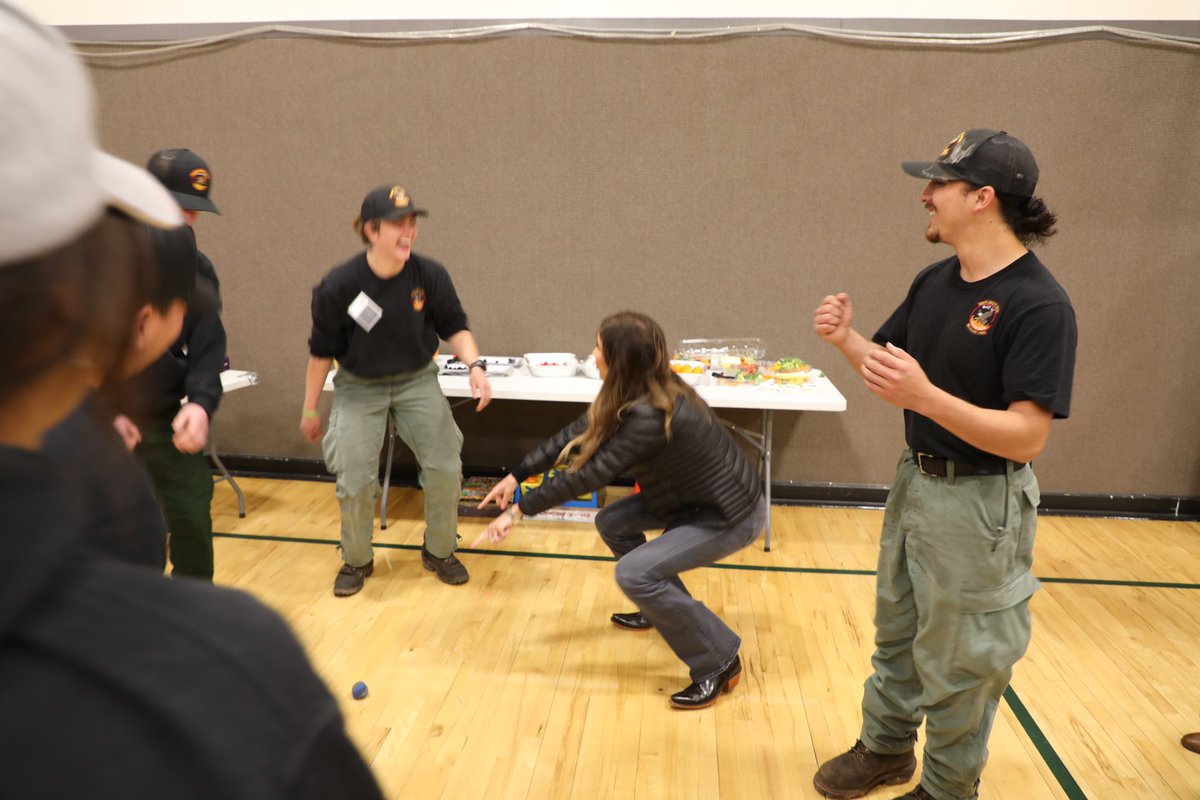 Sometimes you just gotta have some fun! These brave folks with @sdwildlandfire challenged me to a game of hacky sack — and I’m not one to shy away from competition!