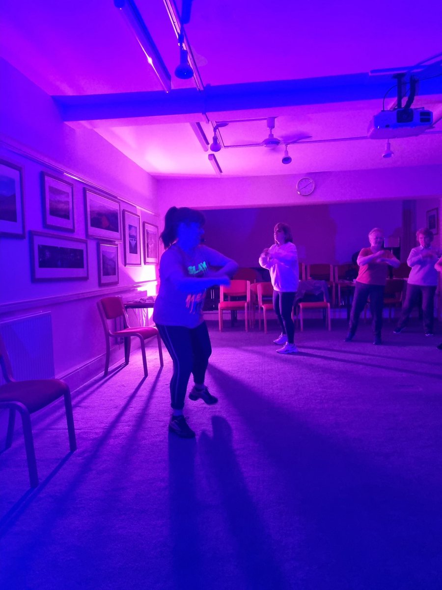 HelmsleyWi's tweet photo. Our May meeting was attended by 17 members &amp; 2 guests.
Karen Tunstall took us through a brilliant Zumba Gold session before well earned refreshments were served. The raffle was drawn &amp; competition result announced. 1st place was joint with Helen S &amp; Denise, 2nd place was Sue S. https://t.co/gIVMi4swQ3