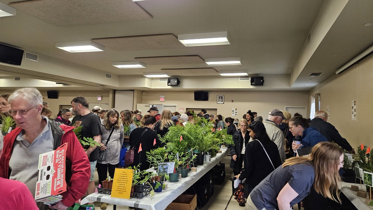 PollinateGuelph's tweet photo. Our plant sale is still going strong! We're here at the Guelph Legion until 1pm, with the @EnablingGarden @OntarioNature Guelph Master Gardeners. https://t.co/PIt5mo17po