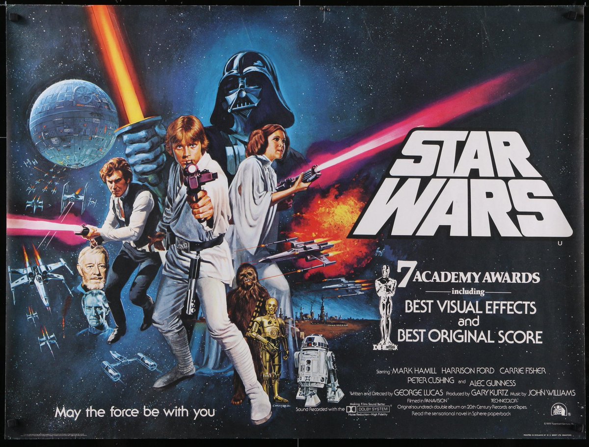 My favorite Movie of all time was released on this day in 1977 Star Wars