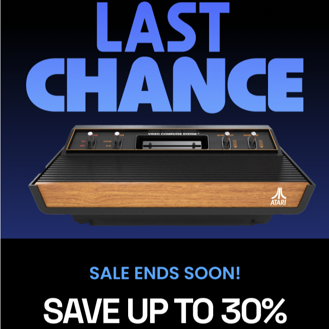 If there was ever a time to get the Atari 2600+, now would be it as it's currently ON SALE! 😱 Check out our Memorial Day sale for some of the best deals of the year on accessories, games, hardware, and more! 🎆 Sale ends 5/27: atari.com/collections/sa…