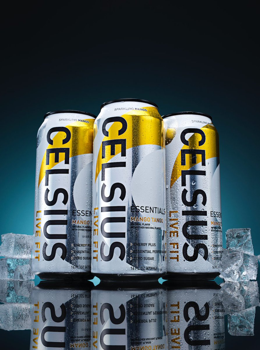 CelsiusOfficial's tweet photo. Our version of a tall boy ⚡ Drop in the comments which #CELSIUSEssentials flavor is your fav 👏 https://t.co/DYnROCVfIz https://t.co/ktJrzpohNE