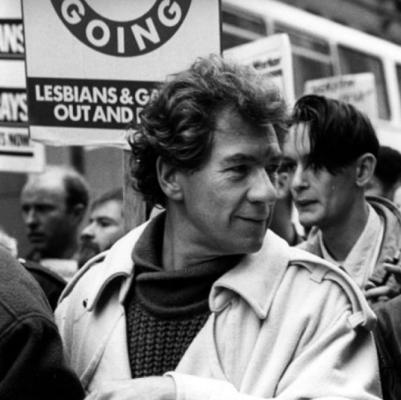 🎉 Happy Birthday to <a href="/IanMcKellen/">Ian McKellen</a>, one of Stonewall's incredible founders. 
 
👏 Sir Ian McKellen has been instrumental in paving the way for LGBTQ+ equality in the UK, and we're forever grateful for his advocacy!