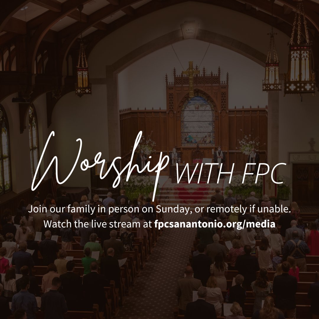 FPCFamily, let’s come together for Sunday worship & fellowship! Additional parking next door to Oasis. Join us in person or watch the 9:30 & 11:00 AM livestream for Tradl & Modern Services. ow.ly/OzvY50PLoj4. #FPCFamilyLove #SundayServices