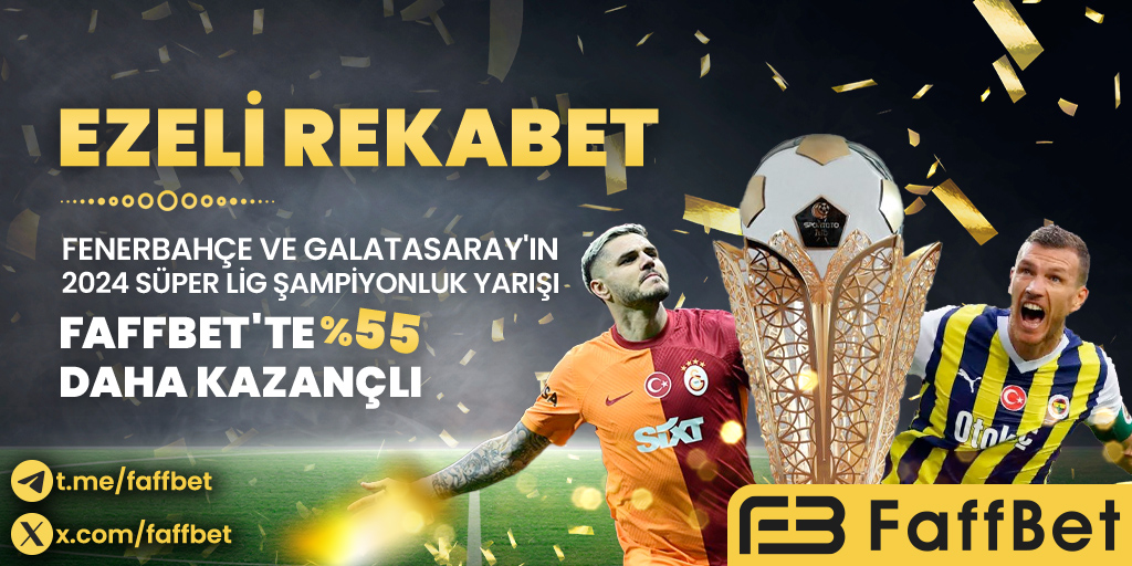 ⚽️  Ezeli Rekabet: Fenerbahçe ve Galatasaray'ın 2024 Süper Lig Şampiyonluk Yarışı FaffBet'te %55 Daha Kazançlı ⚽️

🔖 Fenerbahçe - İstanbulspor 🔖
🔖 Galatasaray - Konyaspor 🔖

💲 %55 Bedava Bahis avantajı ile kazancına kazanç kat! 💲

⚡️ Bahis yap! bit.ly/3GD9NXY⚡️