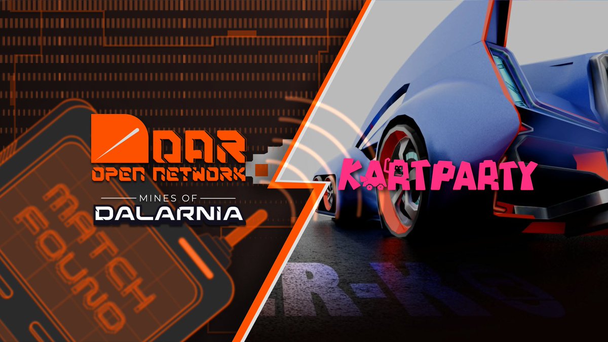 🎯 <a href="/DarOpenNetwork/">DAR Open Network</a> is thrilled to announce its partnership with <a href="/KaKarbom/">KartParty</a>

🎯 #KartParty is the first modular party game in Metaverse. 
✴️ The revolutionary module system endows the game countless gameplay. 
✴️ The only eternal theme is Competition.
✴️  The only target is Honor.