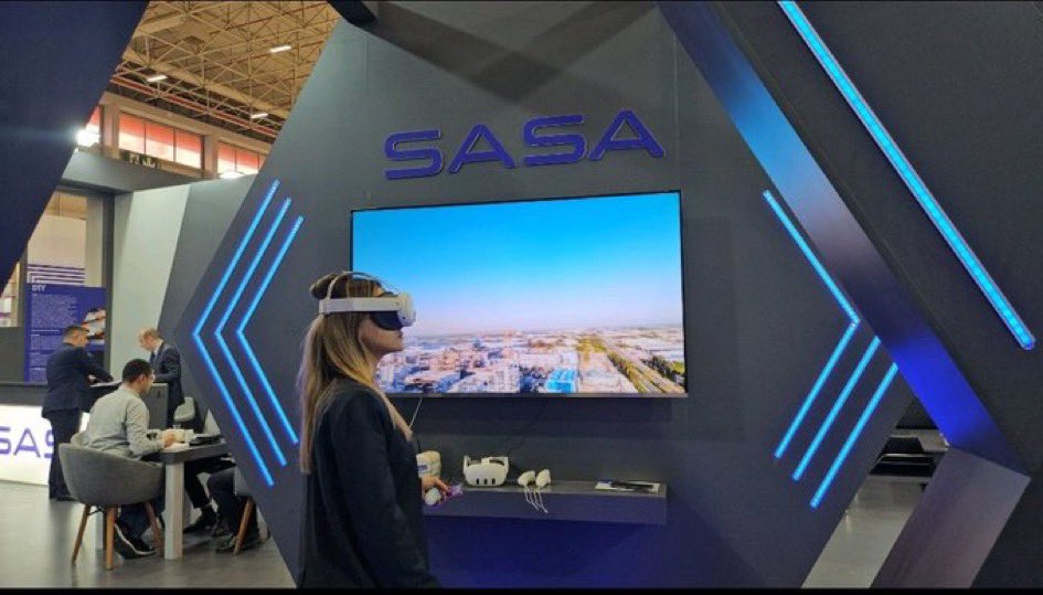 #SASA SASA Polyester, Adana'daki tesislerini İstanbul'da VR ile gezdirdi.