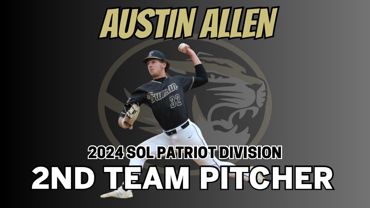 Truman Baseball (@hstbaseball) on Twitter photo Congratulations to 2026 Pitcher Austin Allen on his selection as <a href="/SOLsports/">SOLsports</a> Patriot Division 2nd Team Pitcher
<a href="/BTSDAthletics/">Truman Athletics</a> <a href="/MrMonaghanHST/">Mr. Monaghan</a> <a href="/HSTstudentsec/">HST Student Section</a> <a href="/TrumanTigerBTSD/">TrumanTiger Pride</a> <a href="/BristolTwpSD/">Bristol Township School District</a> Congratulations to 2026 Pitcher Austin Allen on his selection as <a href="/SOLsports/">SOLsports</a> Patriot Division 2nd Team Pitcher
<a href="/BTSDAthletics/">Truman Athletics</a> <a href="/MrMonaghanHST/">Mr. Monaghan</a> <a href="/HSTstudentsec/">HST Student Section</a> <a href="/TrumanTigerBTSD/">TrumanTiger Pride</a> <a href="/BristolTwpSD/">Bristol Township School District</a>