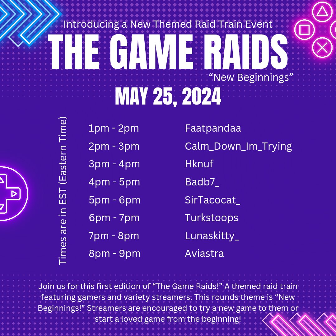 Today's the day! Don't miss a single name on this list they're all so good