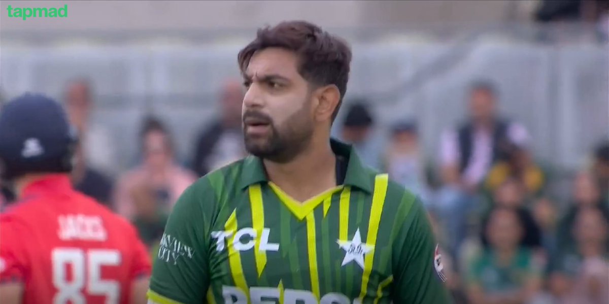I believe #HarisRauf isn't currently a good fit for the playing 11. He has been conceding a lot of runs recently. It's true that pace is important, but it's not the only way to dismiss batsmen. Using strategic thinking & variations in pace r crucial for success.
#PAKvENG #ENGvPAK