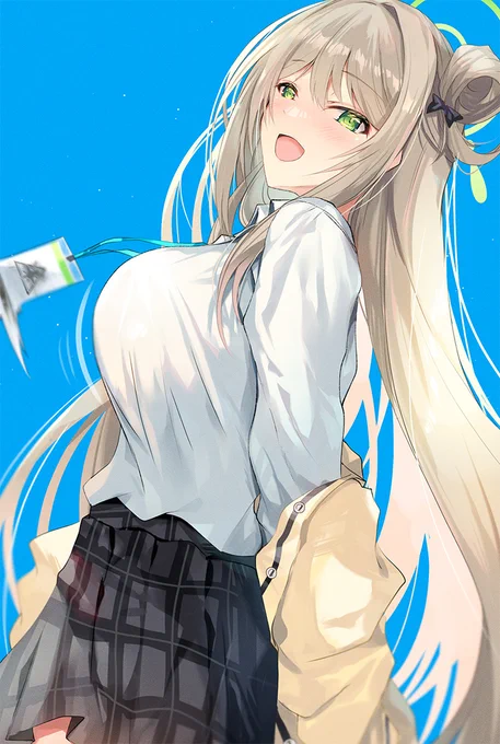 ノノミおっきくて好きだよ絵#ブルアカ 