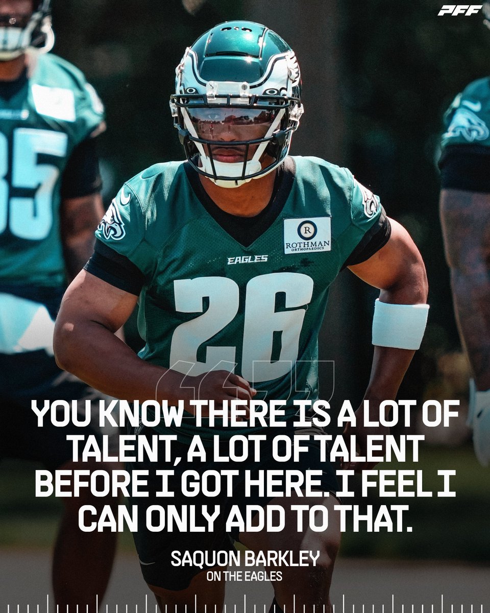 Saquon adds another ELITE talent to the Eagles offense 🔥