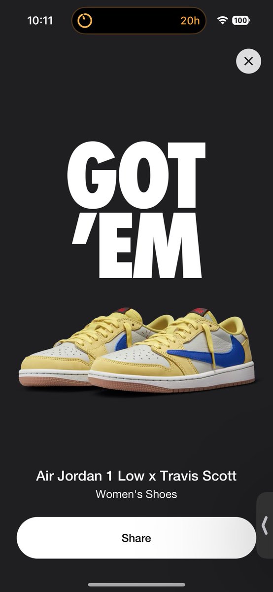 BryanLoza20's tweet photo. Let’s go! 

#TravisScott #Snkrs https://t.co/3PPPgKRkZ4