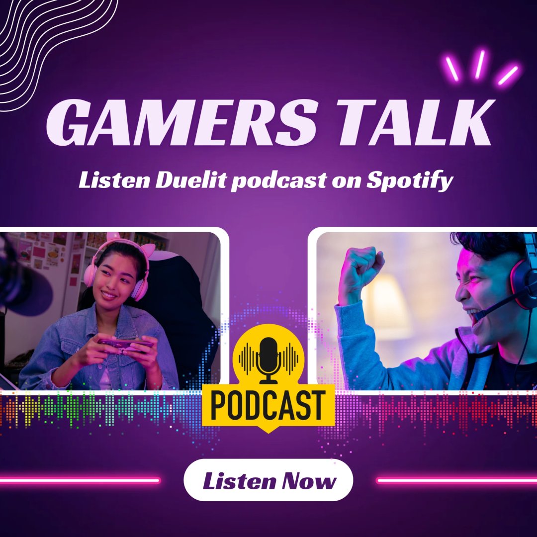Tune into the Listen Duelit podcasts on Spotify. 🎧 From insightful discussions about the eSports industry to exclusive stories about gaming pros, our podcasts offer a wealth of knowledge for anyone passionate about gaming. 🎮

#Duelit #MobileEsports #Gaming #Mobile #eSports