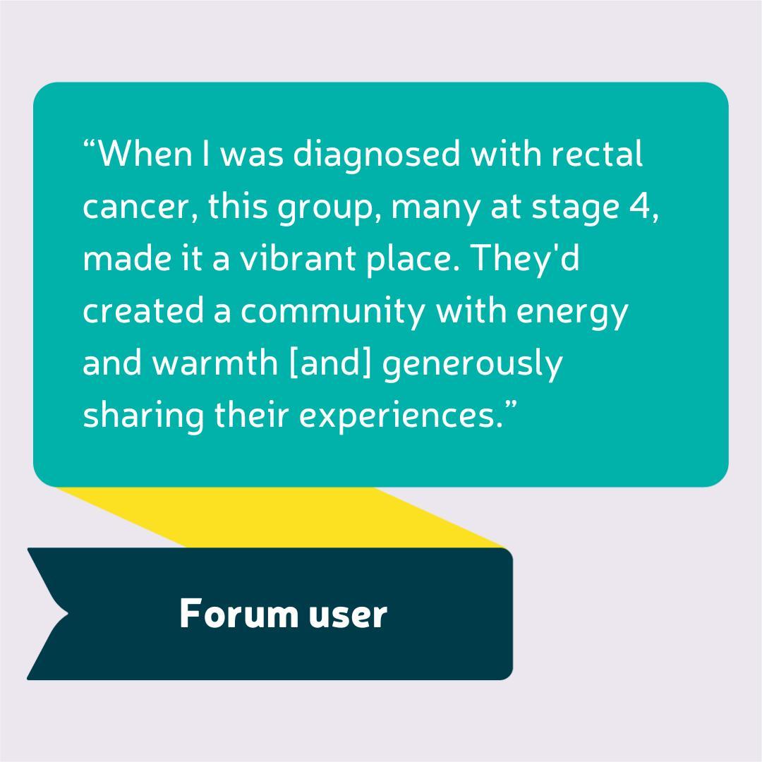 Our forums are a safe space for anyone affected by #BowelCancer to share experiences and ask questions. Moderated by those who’ve been there💛 Join our stage 4 forum here: bit.ly/44VP5gU
