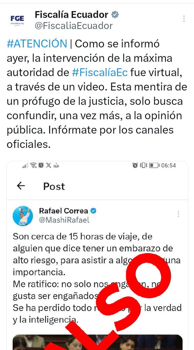 <a href="/MashiRafael/">Rafael Correa</a> Acostumbrado como siempre @ FALSEAR TODO!!... MITOMANO!!
