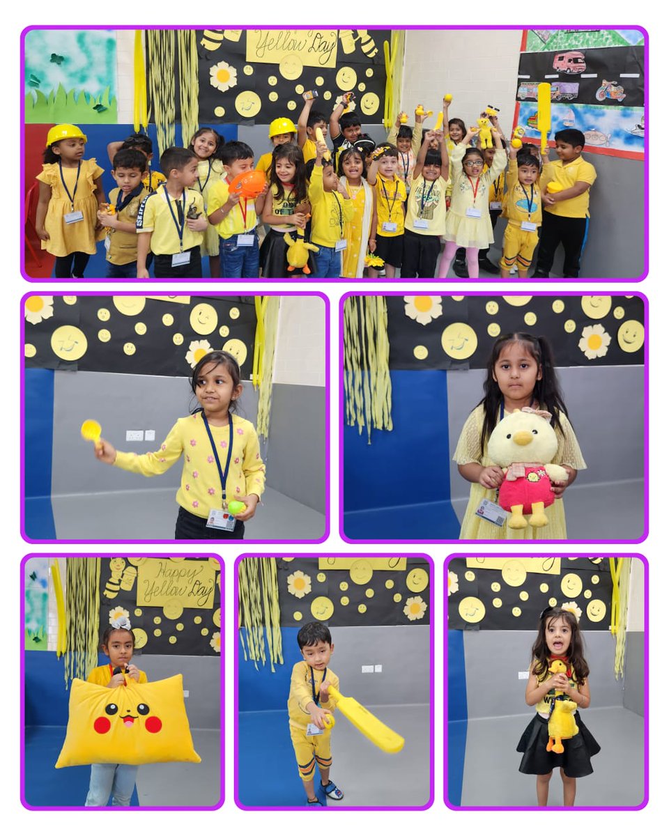 dpsrak's tweet image. Delhi Private School, RAK celebrated Yellow Day! with kindergarten students who brought an extra dose of sunshine to our classrooms. The day was filled with fun and creativity by amazing, yellow-themed crafts and  show and tell. #dpsrak #dpsrocks