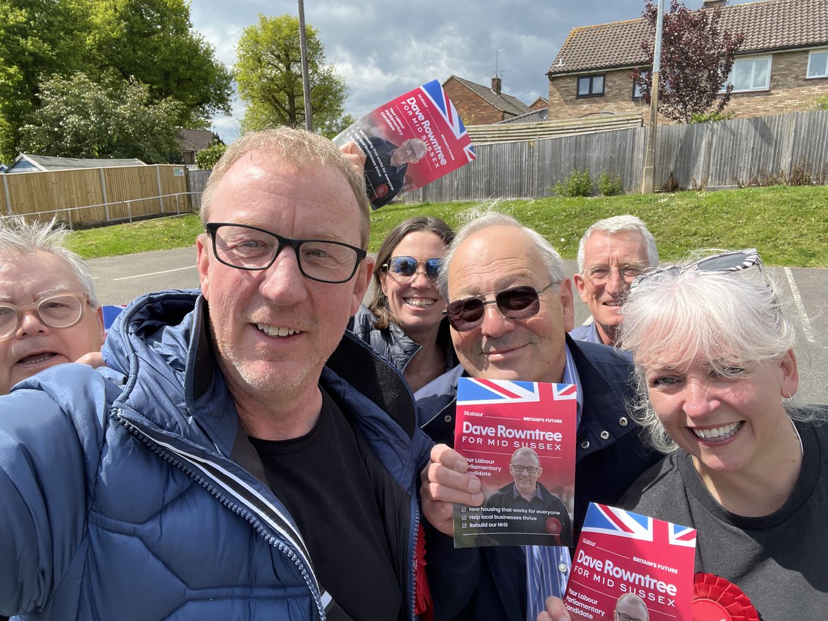 The Conservatives have let Mid Sussex down. Let me show you what I can do — it's time for change; join the team! daverowntreeformidsussex.com

On Thursday 4th July #VoteLabour 🌹🗳️