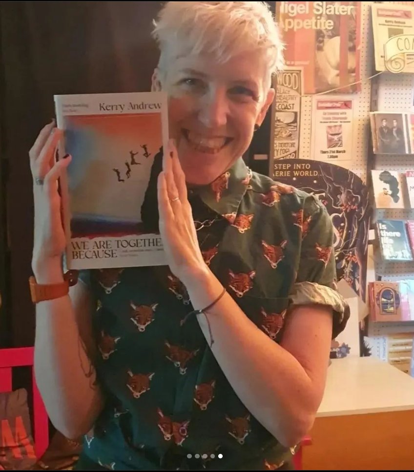 Such a pleasure to share an event @booksellercrow and the awesomely cool @LeahBroad last night! If you haven't read Leah's book Quartet yet, you MUST. It is rigorously researched, vigorously and elegantly told, and will fill you with joy and righteous fury.