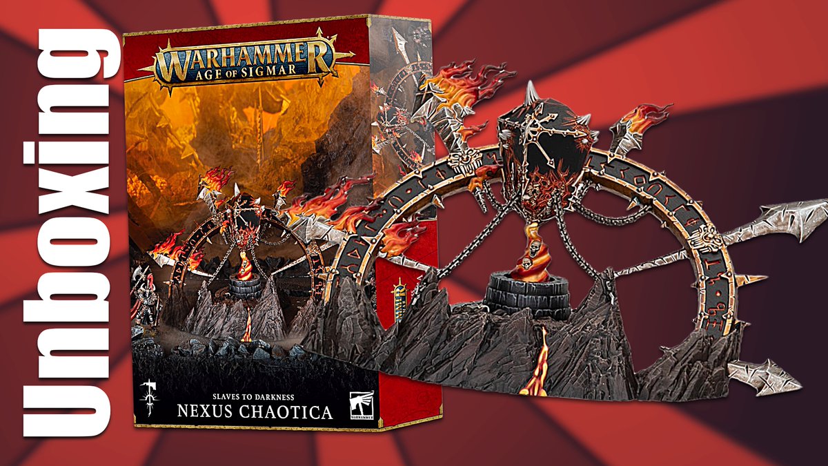 A new piece of terrain for your battlefields in the mortal realms, you opened the box.... I came...

Unboxing Nexus Chaotica terrain - Warhammer Age of Sigmar Slaves to Dark... youtu.be/RcO60UytXJo?si… via @YouTube 
#Wayofthebrush #Warhammer #AgeofSigmar #Chaos #NexusChaotica