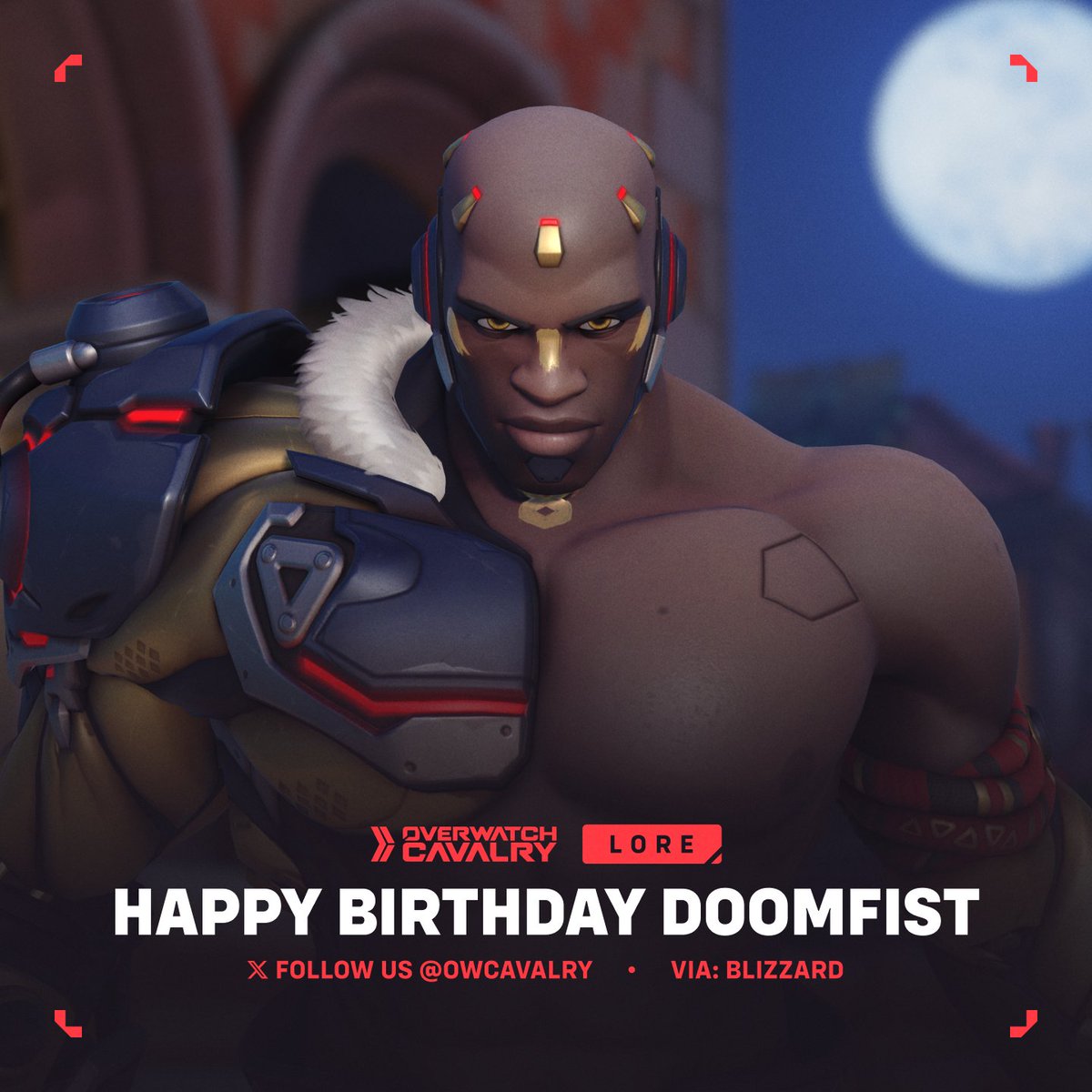 Happy Birthday to Doomfist, the calculating leader of Talon in #Overwatch2 🔺