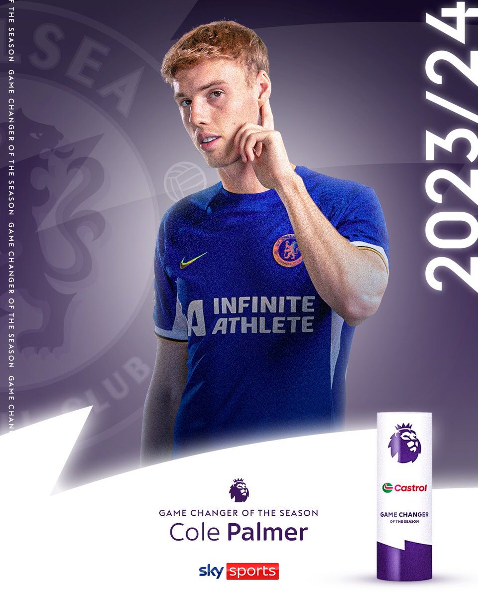 Cole Palmer wins Castrol Game Changer of the Season with his hat-trick hero performance against Manchester United 🥶