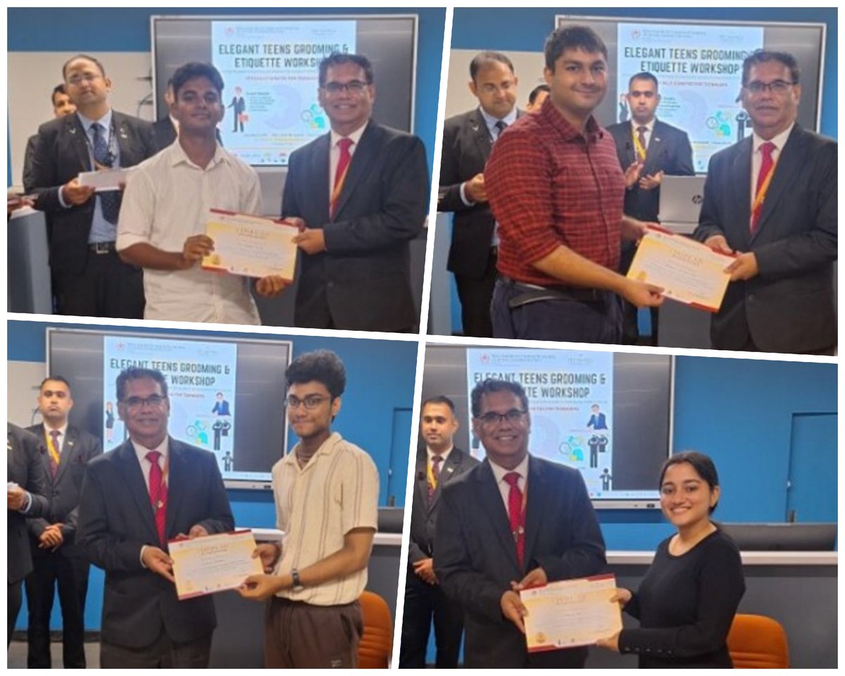 WManipal's tweet photo. May 23, 2204: #WGSHA organized the Elegant Teen-#Grooming #Etiquette Workshop. An exclusive event designed for teenagers to enhance their personal and professional lives.
@thiruchef @rajshekharphilkhana
@mahe_manipal @itchotels @itccorpcom
#teenagerslife #EducatingFutureLeaders https://t.co/NiZihfR0J0
