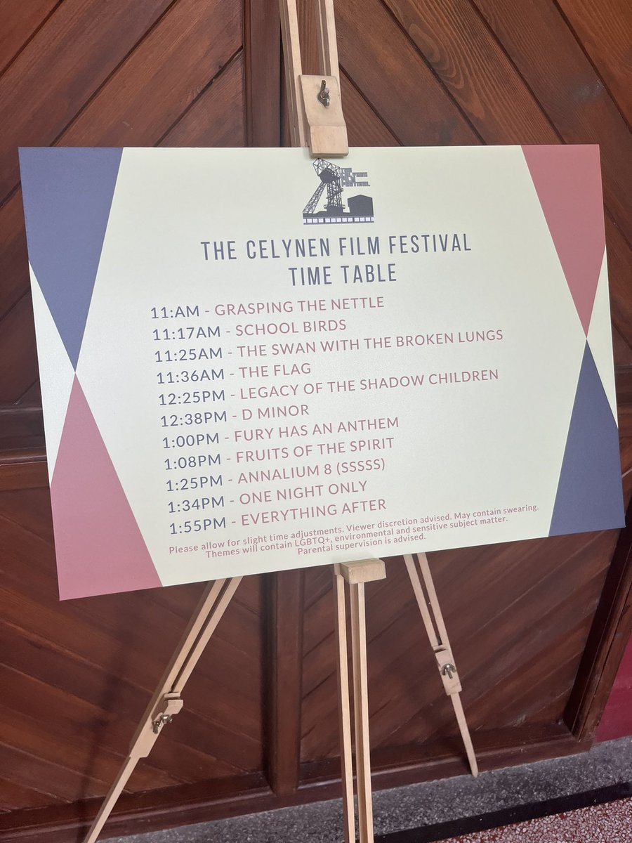 Great to see our film on the big screen again today for the  Celynen Film Festival at <a href="/NewbridgeMemo/">Newbridge Memo</a> where we were named Best Short Film. 
#shortfilm #indiefilm