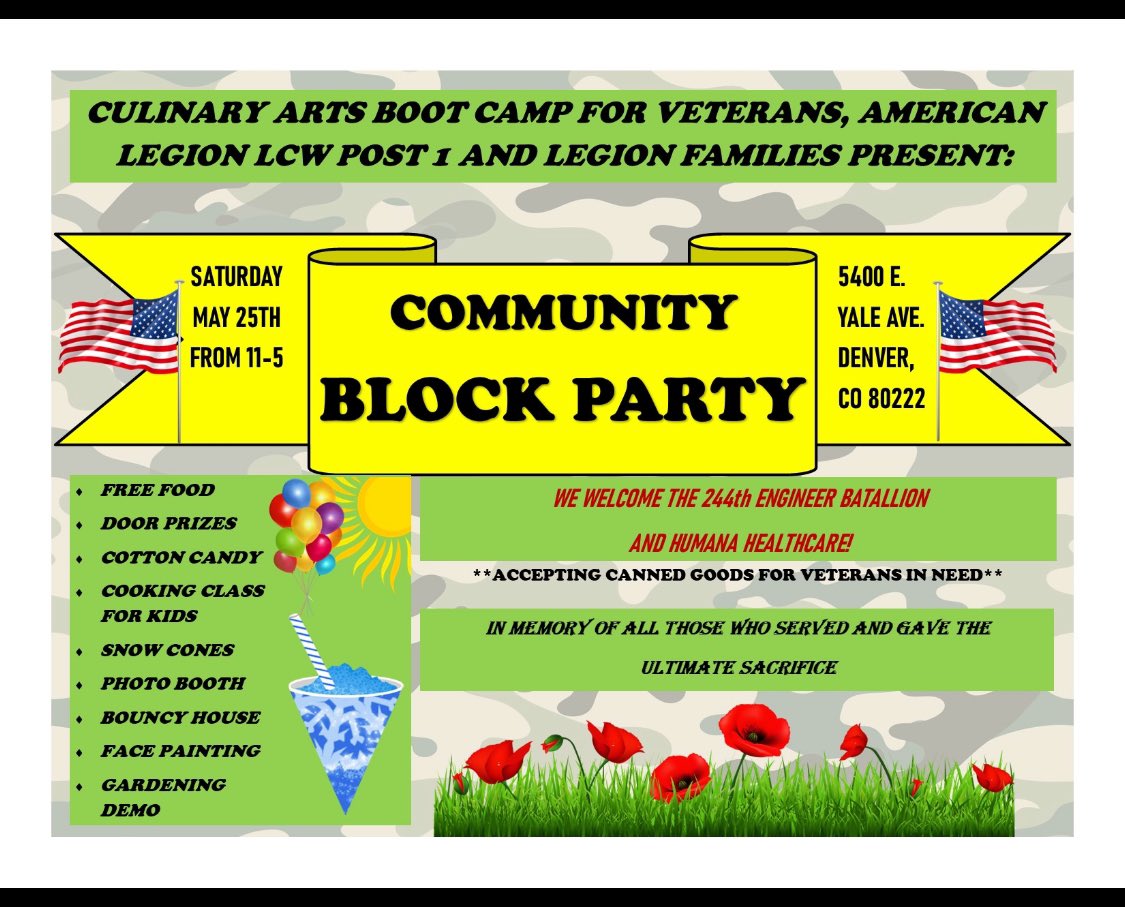 Thanks you American Legion for honoring all that have served. 🇺🇸 With all the posts about stolen cars, crime &amp; community issues within @Denver it will be a great time for the PUBLIC to ask <a href="/Leora/">Leora Lee</a> Joseph questions &amp; hear her speak about the change. 5400 E Yale Ave
Not endorsement