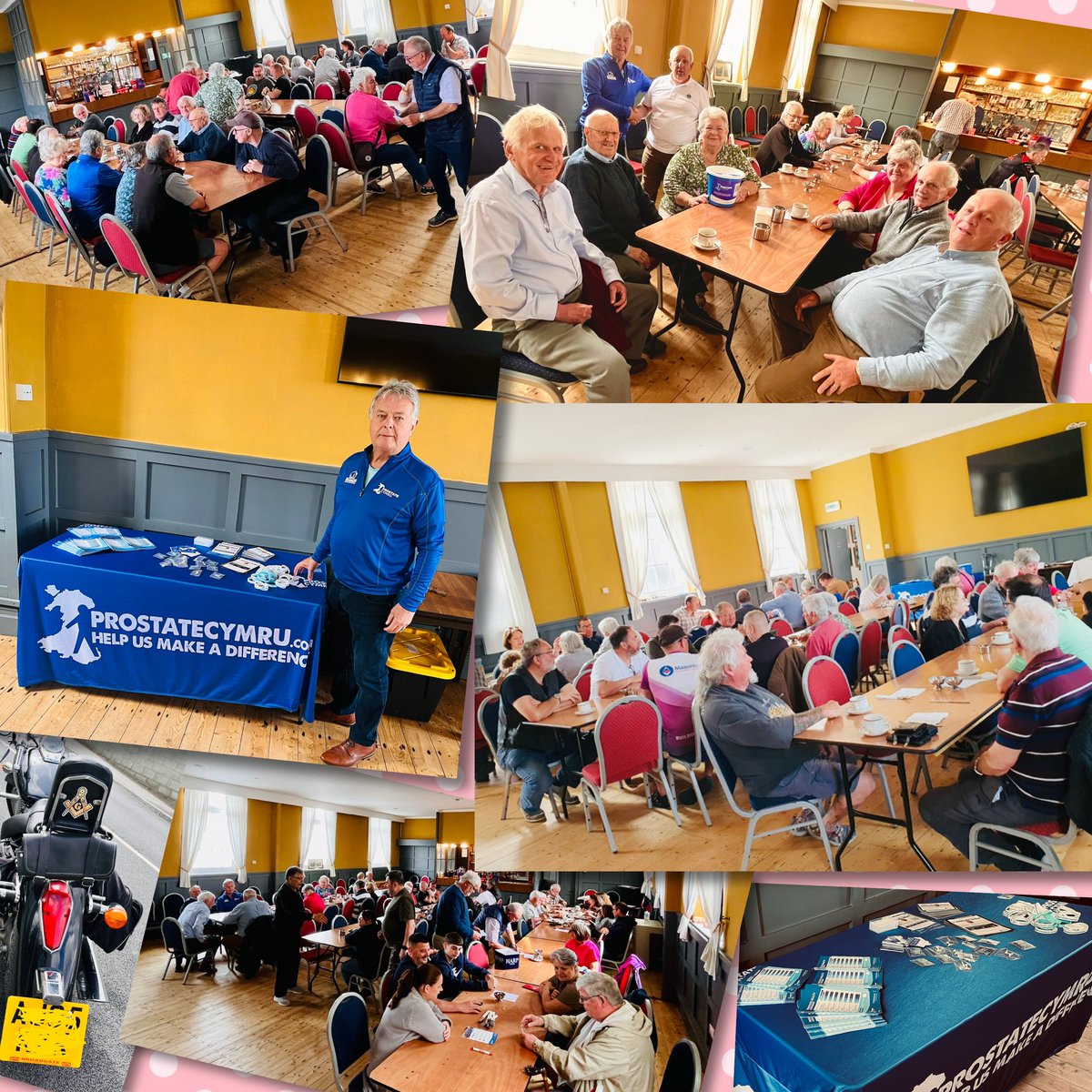 Brilliant morning of fundraising for <a href="/ProstateCymru/">Prostate Cymru</a> with our Big Breakfast. £1400+ raised and lots of bellies filled. 
A great morning of ‘catch up’ too!
<a href="/WestWalesMason/">West Wales Mason</a> 
Thanks to everyone for the brilliant support &amp; thanks to all the helpers on the day👍