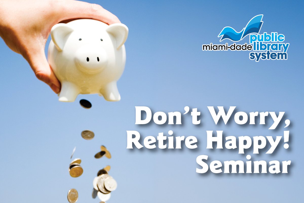 Join us for a two-day seminar with Life Underwriter Training Council Fellow Steven P. Hennessy at Kendall Branch Library on May 28 & May 30 at 1 PM as he presents economist Tom Hegna’s book Don’t Worry, Retired Happy! Seven Steps to Retirement Security. spr.ly/6011dLdUz.