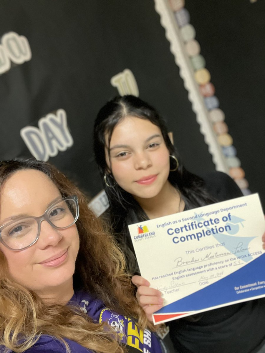 SolteroTeaches's tweet photo. May 24, 2024: the last day of school for a great and successful year! 
A big shout out to Brenda for graduating from the ESL program 👏🏼🙌🎉 https://t.co/0GuQ1FRkFX