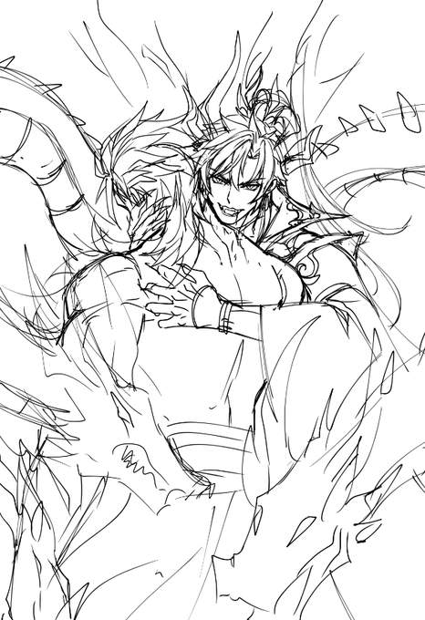 pretty busy for a week. Hope i can back next month for more contents &amp; commission stuff 🙃
#Godzilla #KingGhidorah 