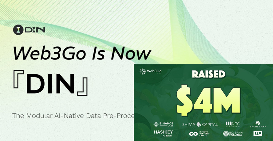 🌟 DIN Data chip NFT Giveaways x ATM

Web3go, the Binance lead project, recently changed its chain and rebranded its name to DIN.

⏰ 5/28 09:00 (UTC)
🎁 3 xData Chip NFT 

To enter:
1⃣Follow
@bounty_Atm 
<a href="/din_lol_/">DIN⏳</a> 

2⃣ RT, Like, 3 Tag Friends

3⃣ Submit Google form