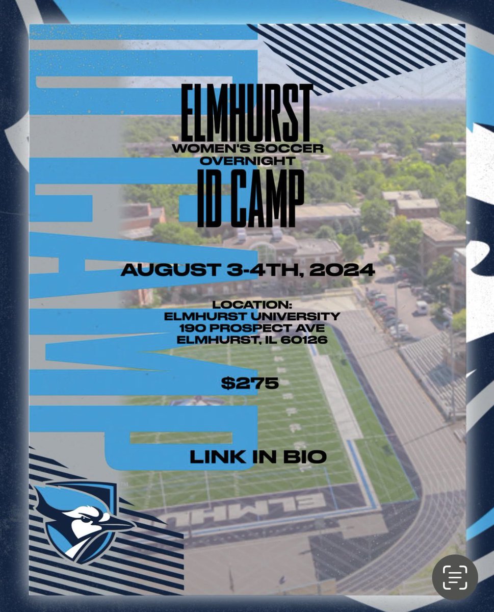 2 different camps. 2 different dates. 2 chances to train us us and show us your stuff! ⚽️💪🏼 OVERNIGHT ID CAMP: elmhurstbluejays.com/sports/2024/5/… 1-DAY ID CAMP: secure.touchnet.net/C20719_ustores…