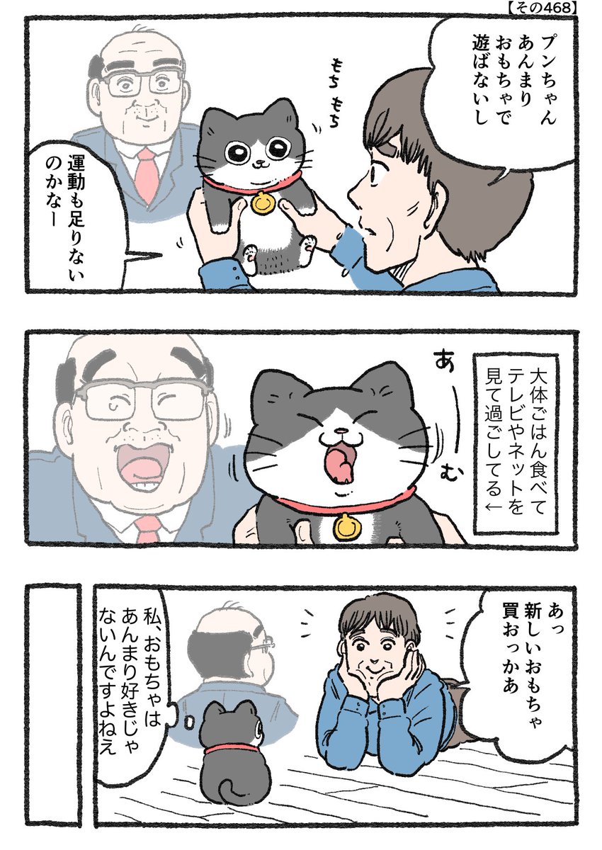 ねこに転生したおじさん。 プンちゃんの換毛期😺💨ミ その② | やじま