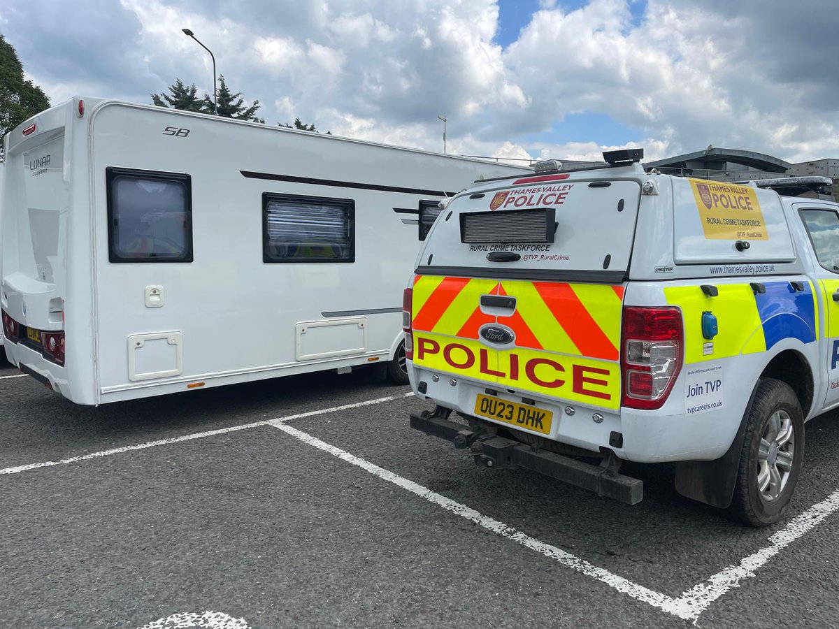 PC Shayler, SC Wilby, & PC Uren conducted checks on caravans, using CRIS; at services near Thame. Keeping CRIS details up to date is crucial to identifying stolen caravans. PC Uren also attended an attempted theft of caravan near Buckingham. Enquiries are ongoing.