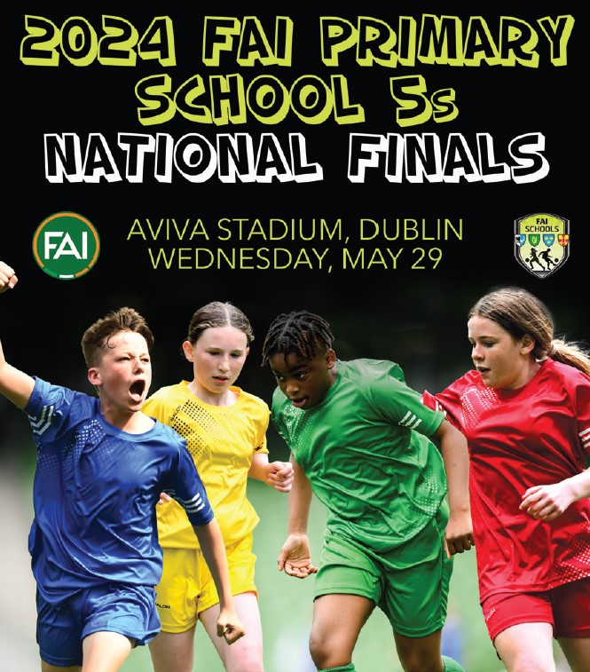 🏆 | FAI Schools Primary 5s National Finals 🎓 | Small, Medium, Large Schools ⚽️ | MATCHDAY 🏫 | 27 Schools, 7 Sections 📆 | Wednesday, May 29, 2024 ⏰ | 11.30am 🎟️ | €5 adult, €2 student (Cash) 📍 | via Lansdowne Lane 🧡 Route 🏟️ | @avivastadium (Cashless) 👉| #Primary5s