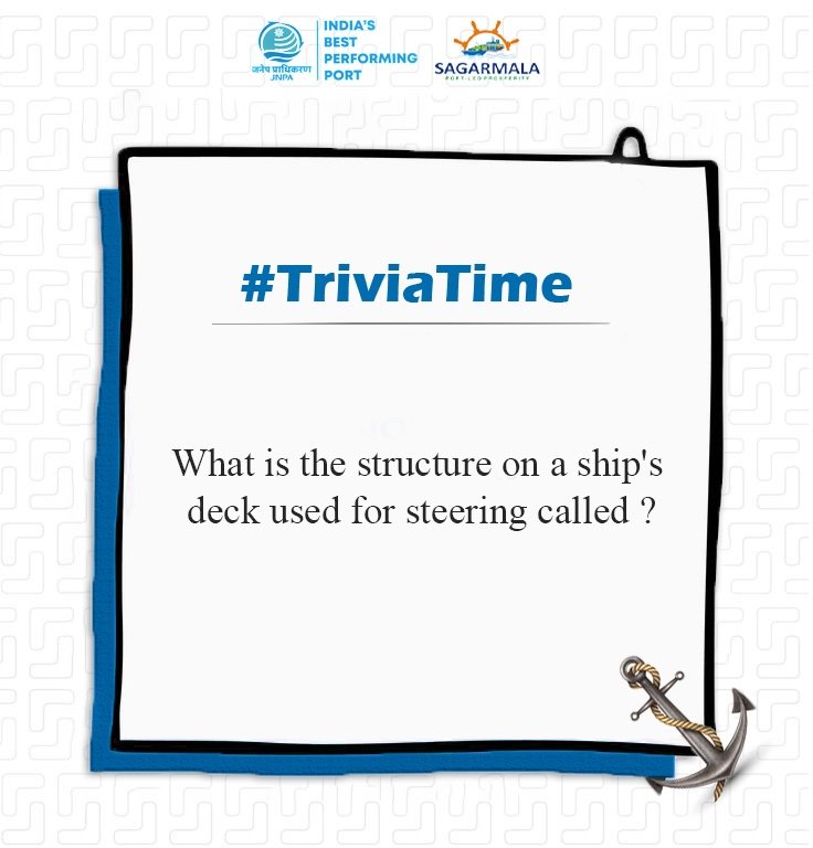 Let's test your maritime knowledge drop your answers in the comment below!
.
.
#PortTrivia #ShippingFacts #MaritimeMinds #IndiaPorts #TriviaTime #question #answer #ship #maritime #marineindustry #jnpaport