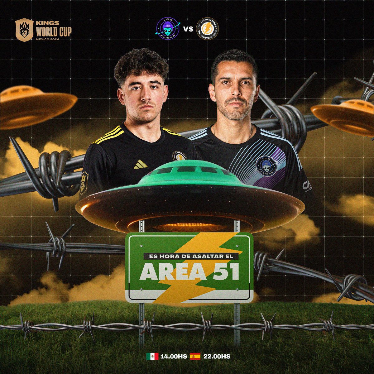 Rayo de Barcelona (@rayodebarcelona) on Twitter photo MATCHDAY! 🔥#KingsWorldCup
22:00 🇪🇸
14:00 🇲🇽
vs. <a href="/losaliensfc/">Los Aliens FC</a>
Día para hacer historia. MATCHDAY! 🔥#KingsWorldCup
22:00 🇪🇸
14:00 🇲🇽
vs. <a href="/losaliensfc/">Los Aliens FC</a>
Día para hacer historia.