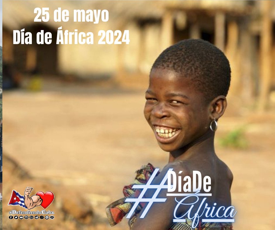 Preservar la Cultura Africana no solo protege un legado histórico, sino que también enriquece el tapiz cultural del 🌍👇

‼️ Feliz #DíaDeÁfrica‼️
#DefendiendoCuba🇨🇺💪❤️