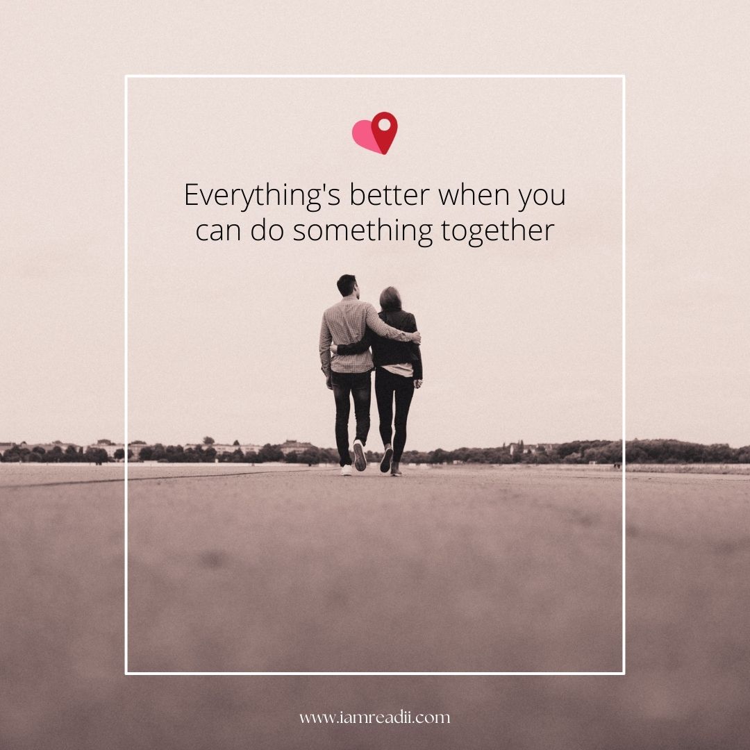 readiiapp's tweet photo. They say the best things in life are shared—true for love, laughter, and life's adventures! 🚶‍♂️🚶‍♀️ Find someone who makes everything better just by being there. #TogetherIsBetter #LoveMore #ReadiiForLove https://t.co/0NrVXSbEEc