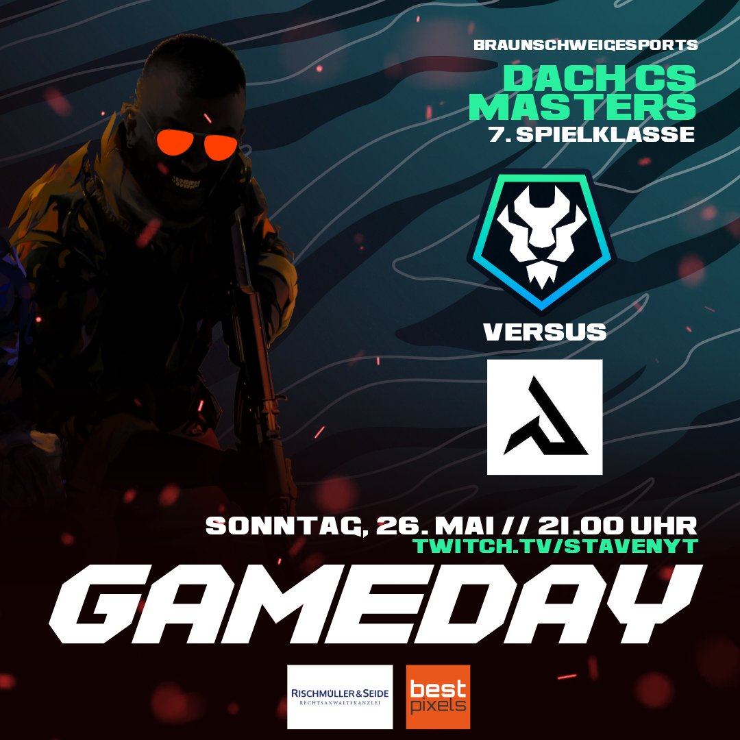 Am morgigen Sonntag treten unsere CS-LÖWEN im Vereinsraum gegen die Psychoz an, die aktuell auf dem 6. Tabellenplatz rangieren. Wird das unser Befreiungsschlag? Seid live dabei! #braunschweig #esports